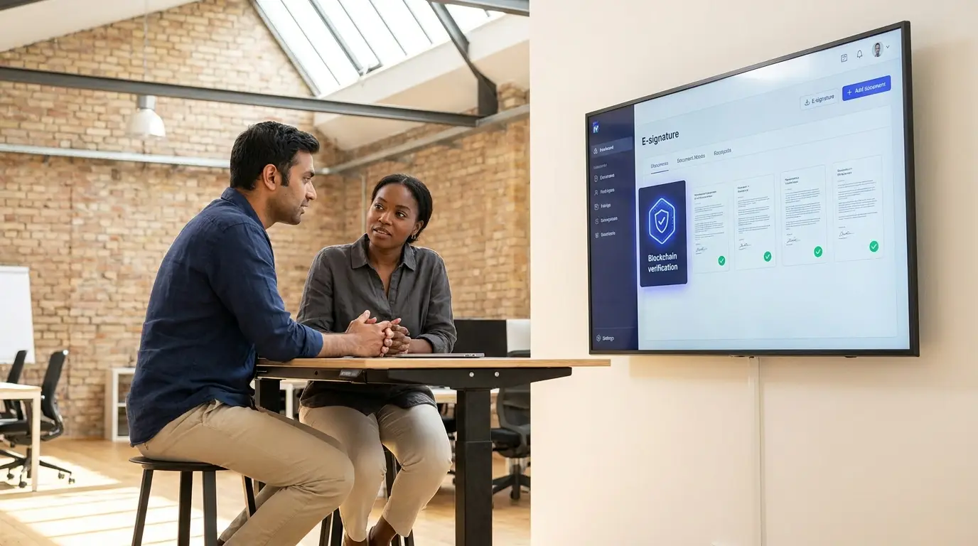 Collaborative document signing workflow